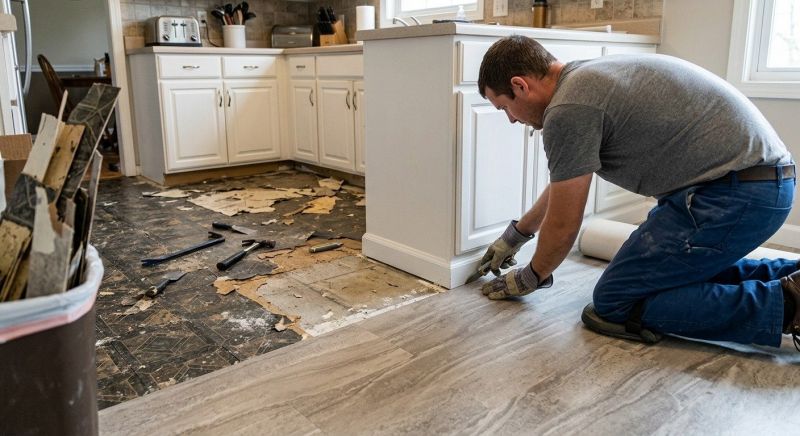 Linoleum Floor Installation in Issaquah, WA