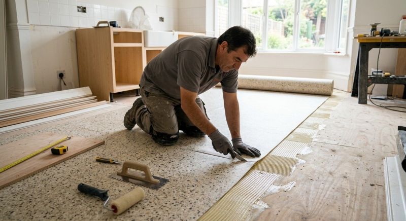 Linoleum Floor Installation in Kent, WA