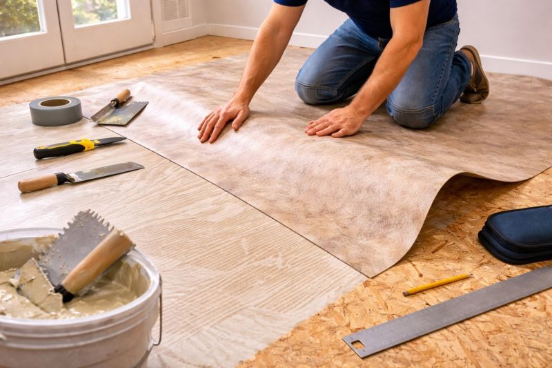 Sheet Vinyl Installation in Kent, WA
